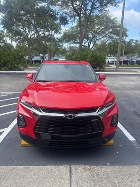 Red 2021 Chevrolet Blazer RS