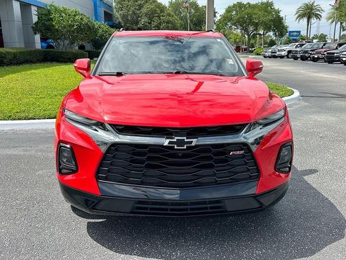 Red 2021 Chevrolet Blazer RS