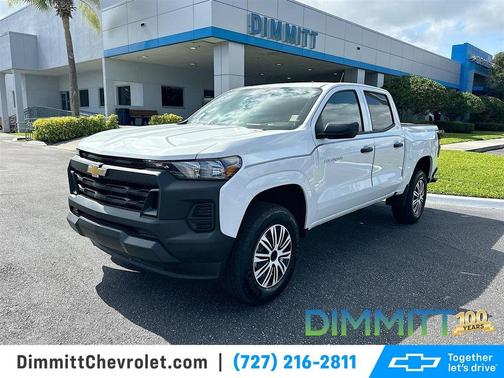 Summit White 2025 Chevrolet Colorado WT