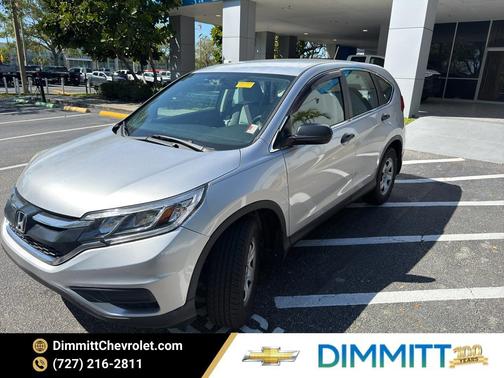 Alabaster Silver Metallic 2016 Honda CR-V LX