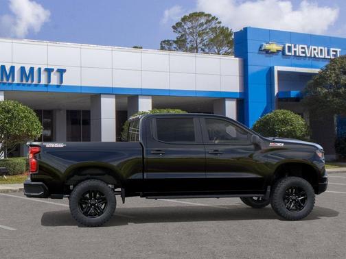 Black 2026 Chevrolet Silverado 1500 Custom Trail Boss