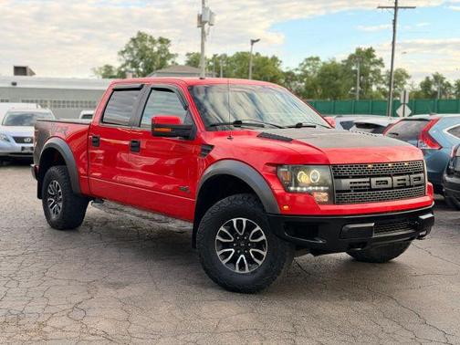 Red 2012 Ford F-150 SVT Raptor