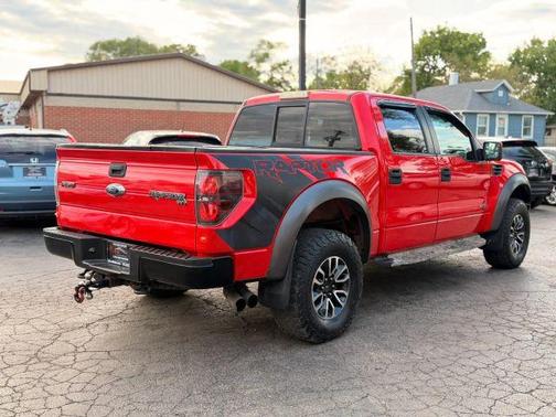 Red 2012 Ford F-150 SVT Raptor