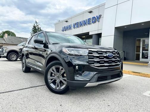AGATE BLACK METALLIC 2025 Ford Explorer ACTIVE
