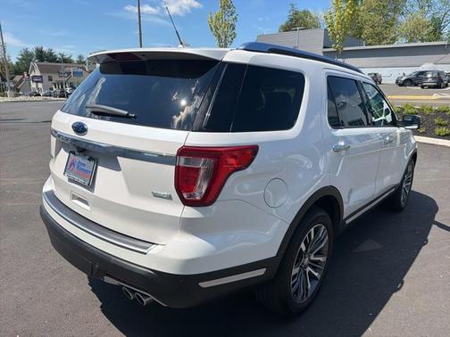 WHITE PLATINUM MET TRI-COAT 2019 Ford Explorer PLATINUM