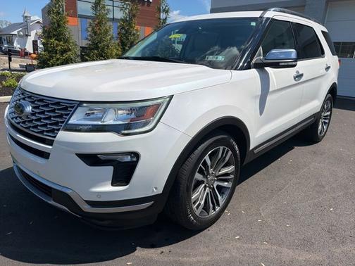 WHITE PLATINUM MET TRI-COAT 2019 Ford Explorer PLATINUM