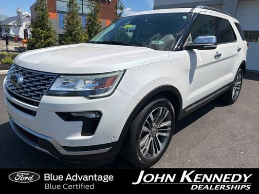 WHITE PLATINUM MET TRI-COAT 2019 Ford Explorer PLATINUM