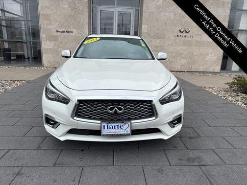Majestic White 2023 INFINITI Q50 LUXE