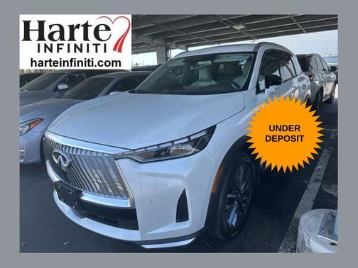 Radiant White 2026 INFINITI QX60 LUXE
