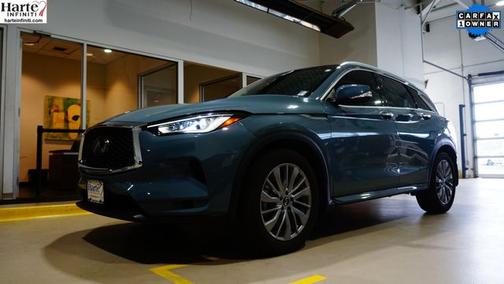 Slate Gray 2024 INFINITI QX50 LUXE