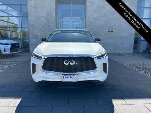 Majestic White 2023 INFINITI QX60 LUXE