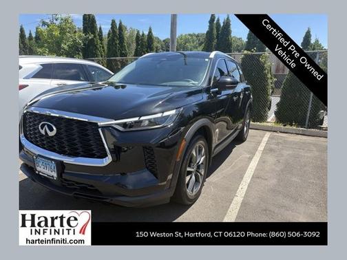 Diamond Black 2024 INFINITI QX60 LUXE