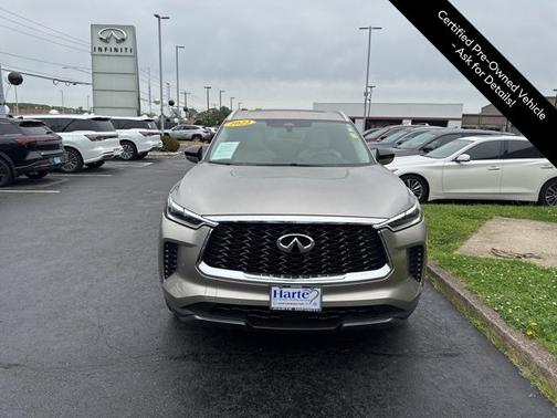 Warm Titanium 2022 INFINITI QX60 LUXE