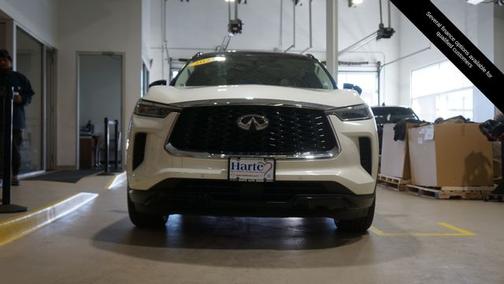 Majestic White 2023 INFINITI QX60 LUXE