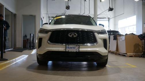 Majestic White 2023 INFINITI QX60 LUXE