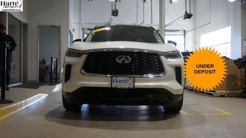 Majestic White 2023 INFINITI QX60 LUXE