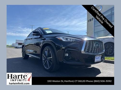 Black Obsidian 2023 INFINITI QX55 ESSENTIAL