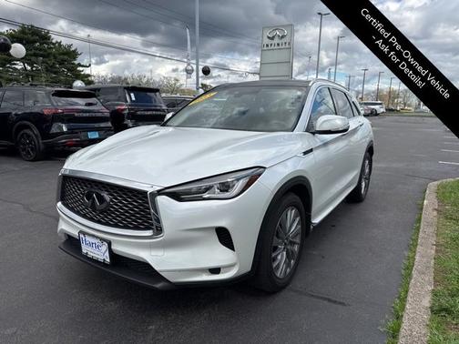 Radiant White 2023 INFINITI QX50 LUXE