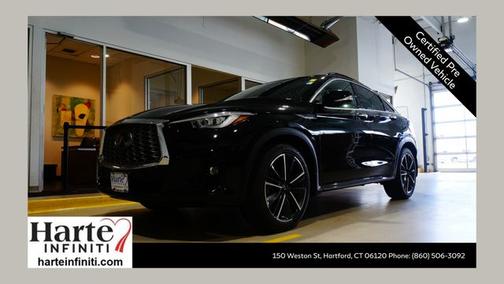 Black Obsidian 2023 INFINITI QX55 ESSENTIAL