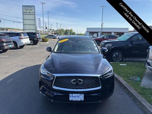 Hermosa Blue 2025 INFINITI QX50 LUXE