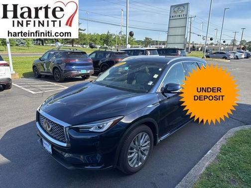 Hermosa Blue 2025 INFINITI QX50 LUXE