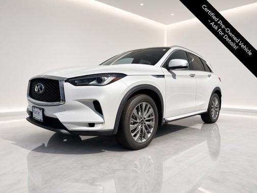 Radiant White 2023 INFINITI QX50 LUXE