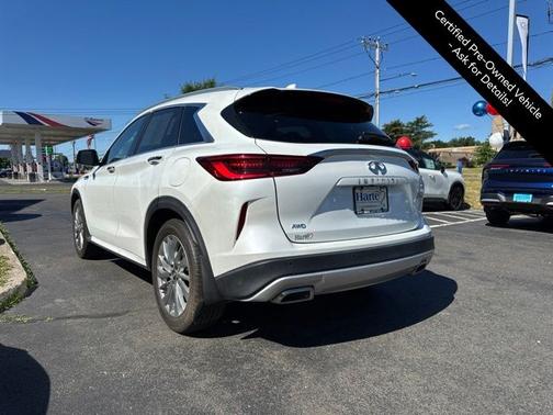 Radiant White 2023 INFINITI QX50 LUXE