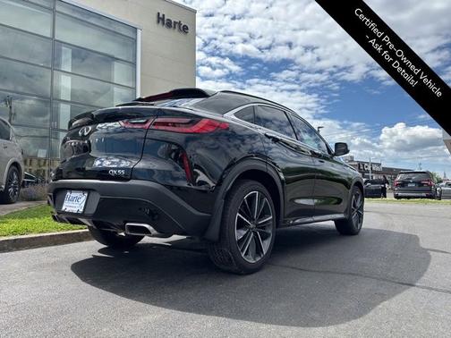 Black Obsidian 2023 INFINITI QX55 LUXE
