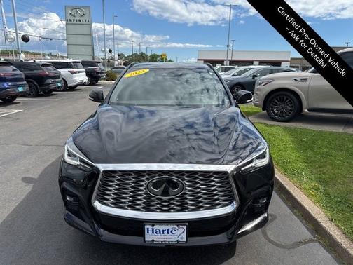 Black Obsidian 2023 INFINITI QX55 LUXE