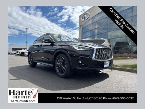 Black Obsidian 2023 INFINITI QX55 LUXE
