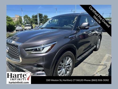 Anthracite Gray 2023 INFINITI QX80 LUXE