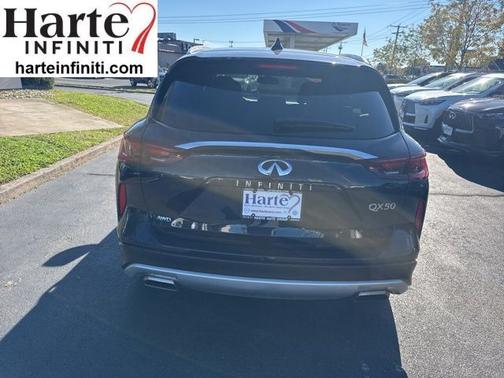 Hermosa Blue 2022 INFINITI QX50 LUXE