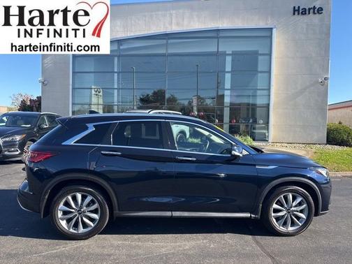 Hermosa Blue 2022 INFINITI QX50 LUXE