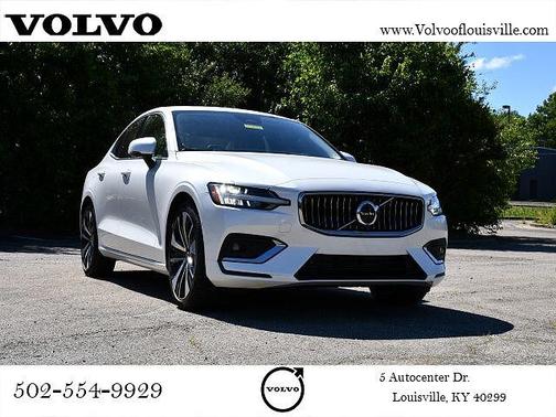 Crystal White 2023 Volvo S60 B5 FWD Ultimate Bright