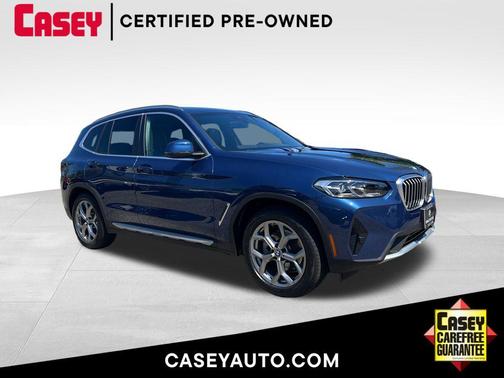 Blue Metallic 2024 BMW X3 xDrive30i