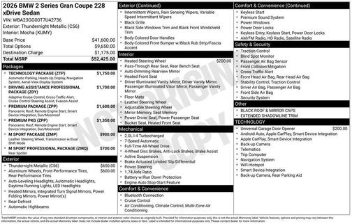 2026 BMW 228 Gran Coupe 228 xDrive