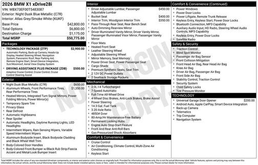 2026 BMW X1 xDrive28i