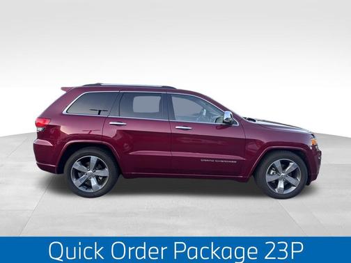 Deep Cherry Red Crystal Pearlcoat 2015 Jeep Grand Cherokee Overland