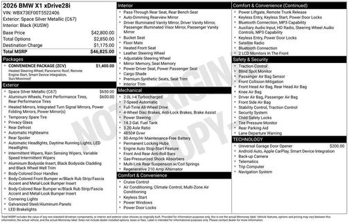 2026 BMW X1 xDrive28i