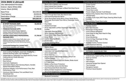 2026 BMW i4 Gran Coupe xDrive40
