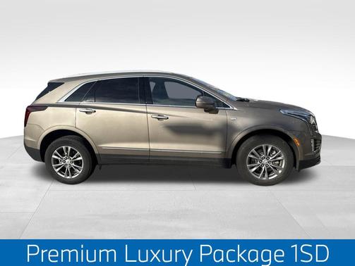 Latte Metallic 2023 Cadillac XT5 Premium Luxury