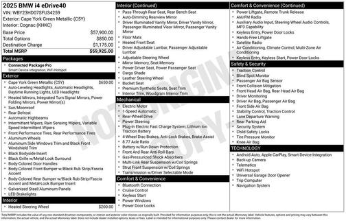 2025 BMW i4 Gran Coupe eDrive40
