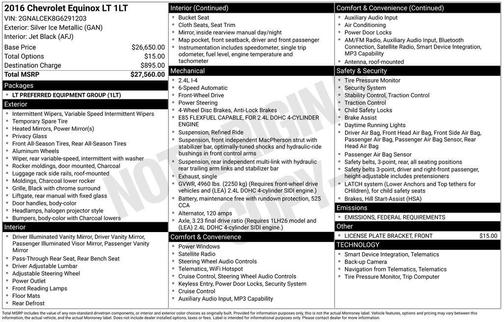 2016 Chevrolet Equinox LT