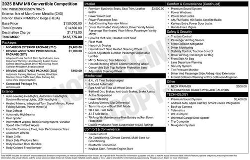 2025 BMW M8 Competition