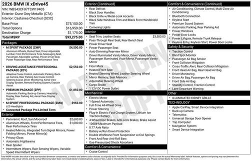 2026 BMW iX xDrive45