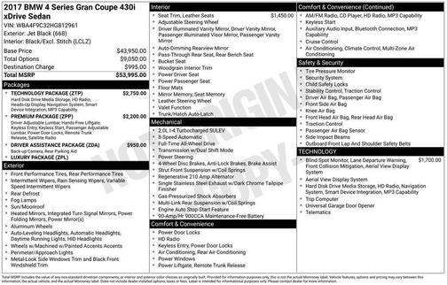 2017 BMW 430 Gran Coupe i xDrive