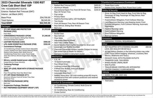 2023 Chevrolet Silverado 1500 RST