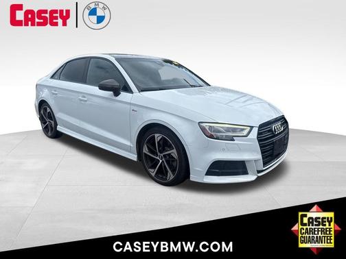 Glacier White 2020 Audi A3 2.0T S line Premium Plus