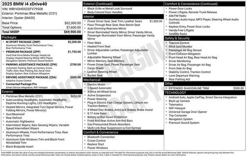2025 BMW i4 Gran Coupe xDrive40