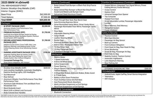 2025 BMW i4 Gran Coupe xDrive40